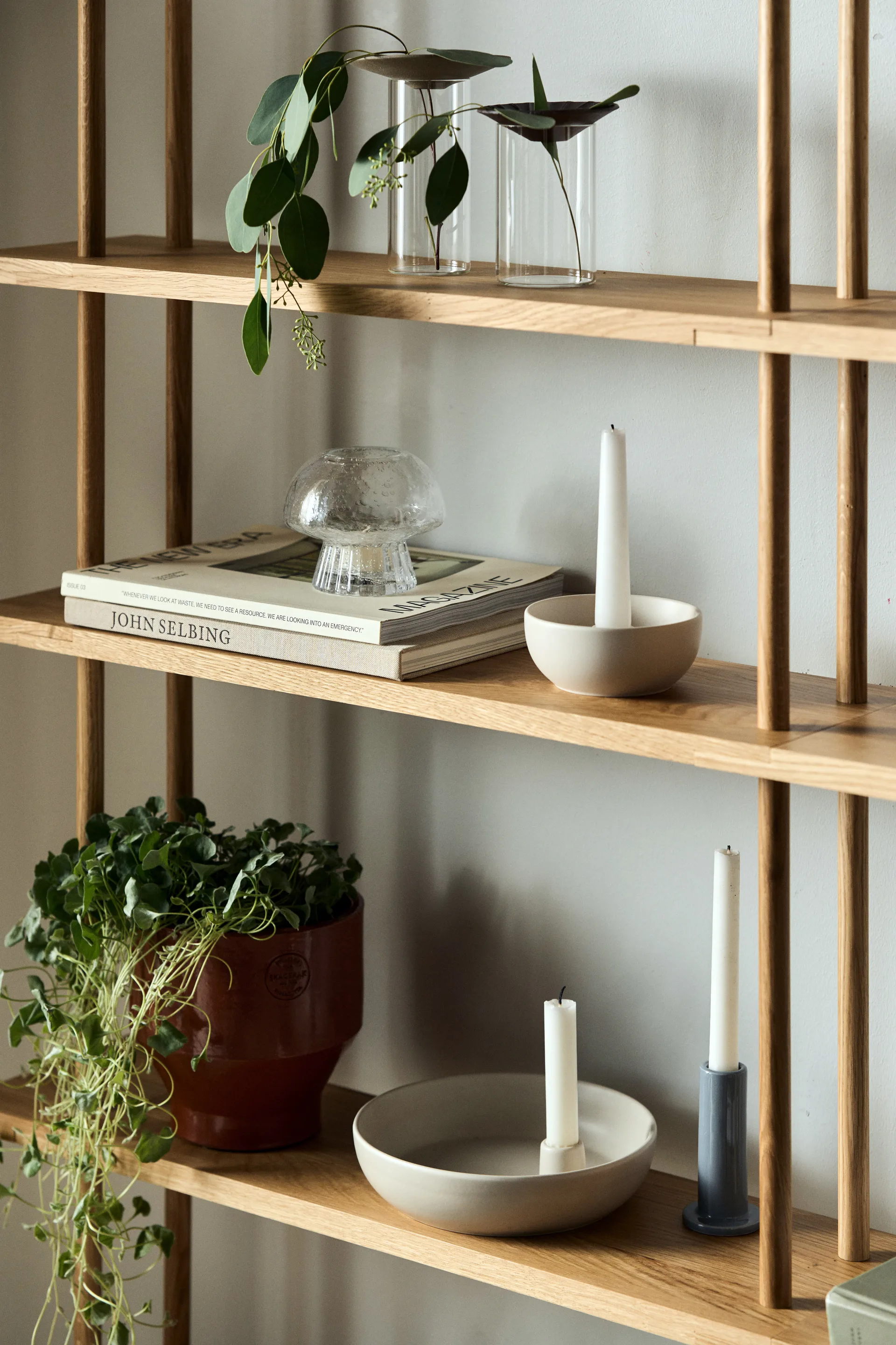 Ambiance Kerzen 4er-Pack 27 cm, White Scandi Essentials