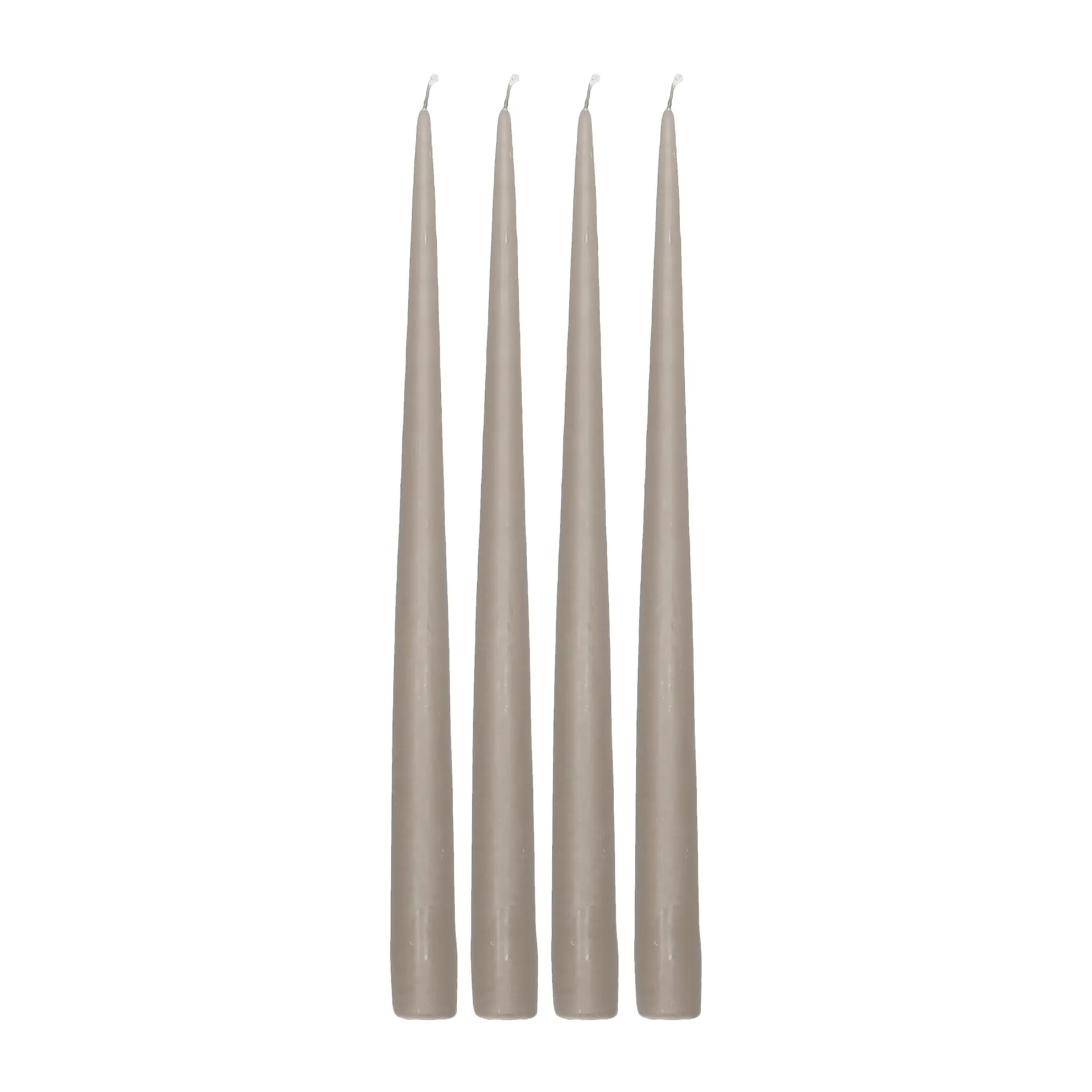 Atmosphere Kerzen 4er-Pack 32 cm, Taupe Scandi Essentials