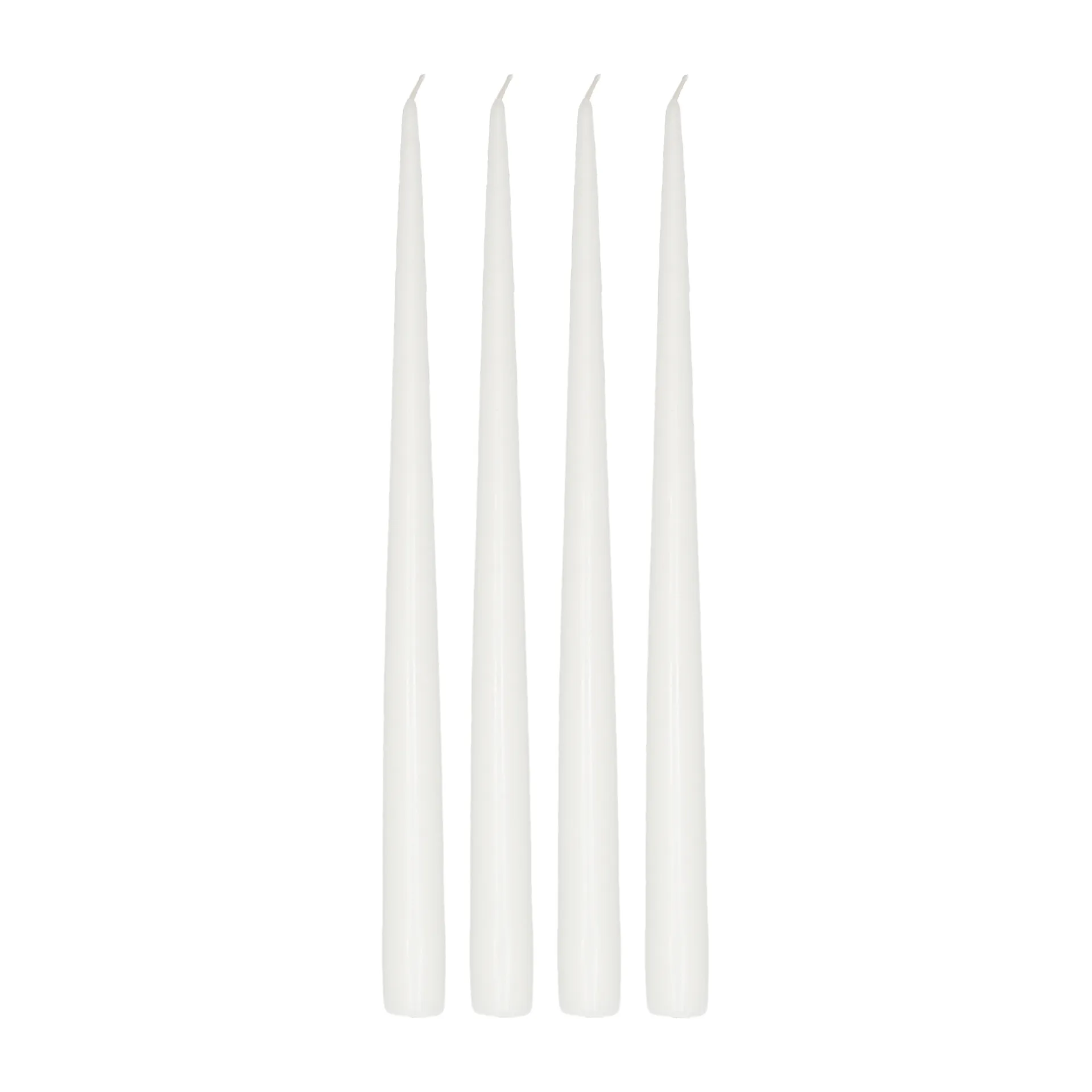 Atmosphere Kerzen 4er-Pack 32 cm, White Scandi Essentials