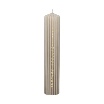 Awaiting Adventskerze - Linen, 25 cm - Scandi Essentials