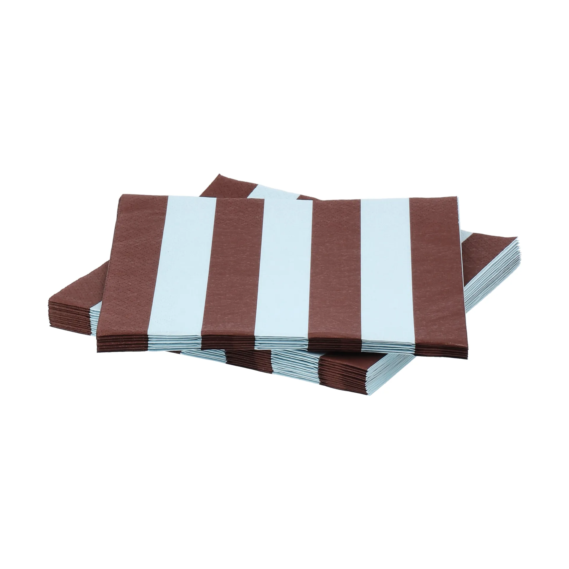 Bold Stripe Papierserviette, Weinrot-Blau, 20er-Pack, 33x33 cm Scandi Essentials
