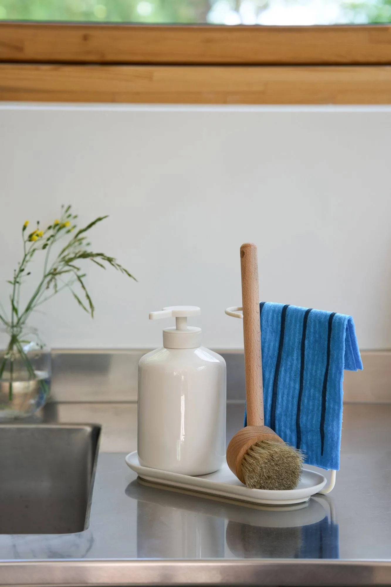 Daily Spültuch mit Muster, Blau, 3er-Pack Scandi Essentials