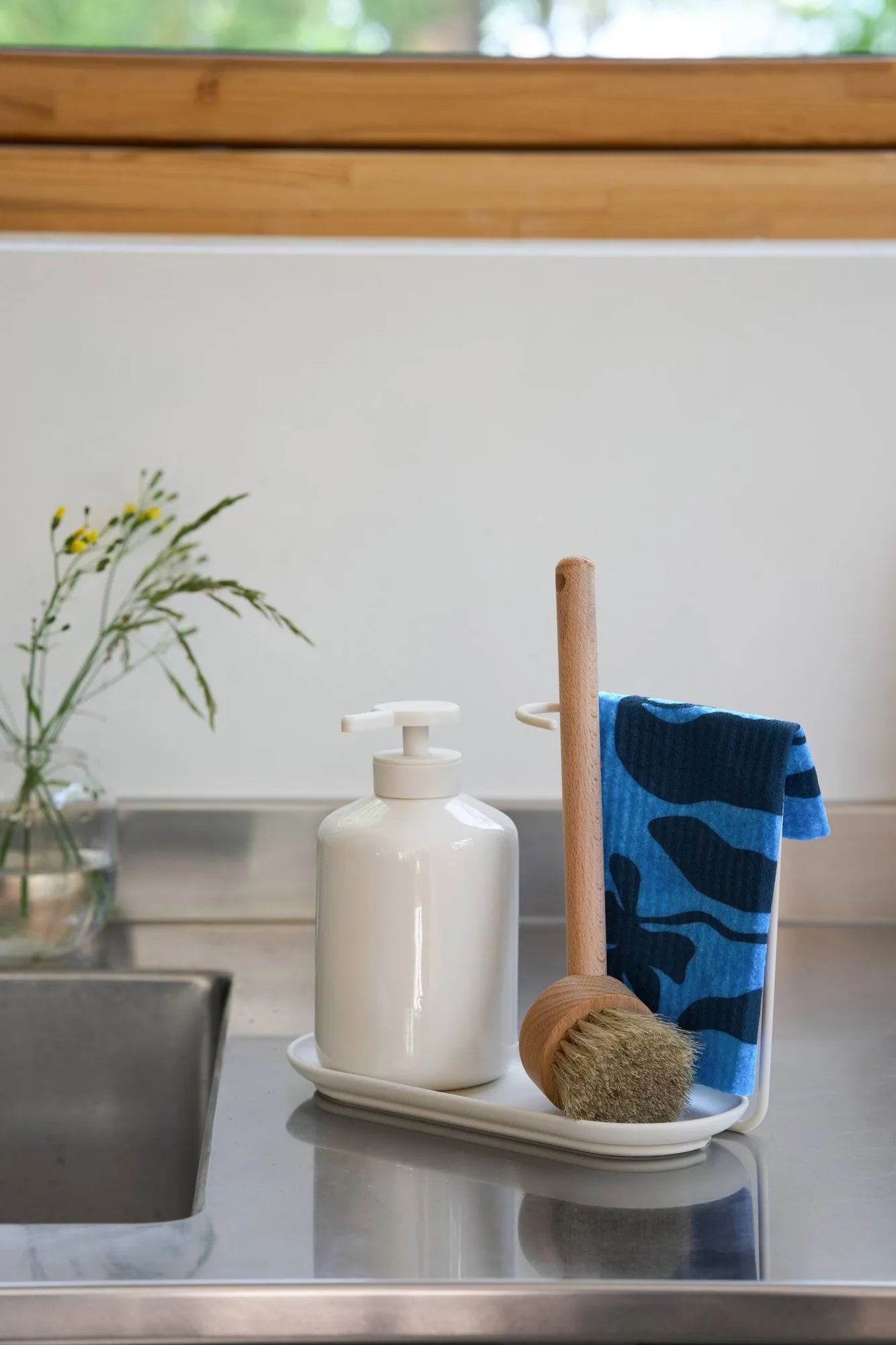 Daily Spültuch mit Muster, Blau, 3er-Pack Scandi Essentials
