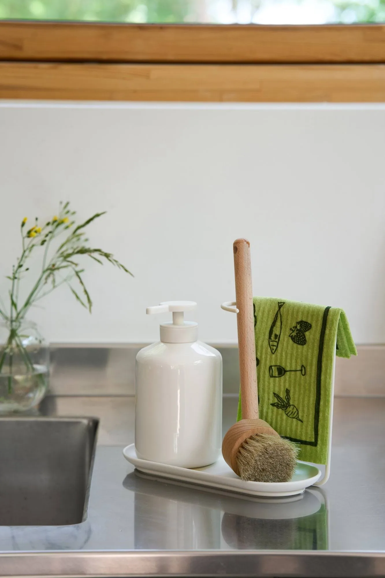 Daily Spültuch mit Muster, Grün, 3er-Pack Scandi Essentials