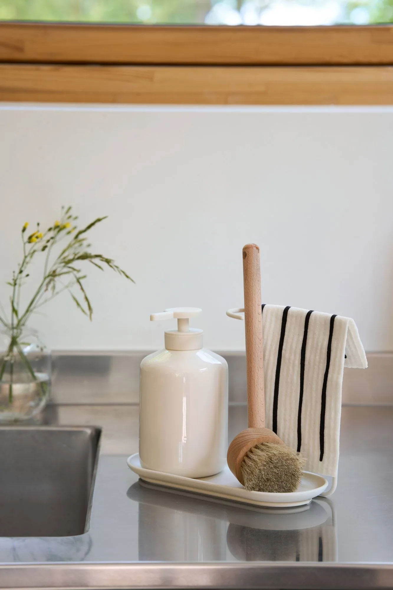 Daily Spültuch mit Muster, Weiß, 3er-Pack Scandi Essentials