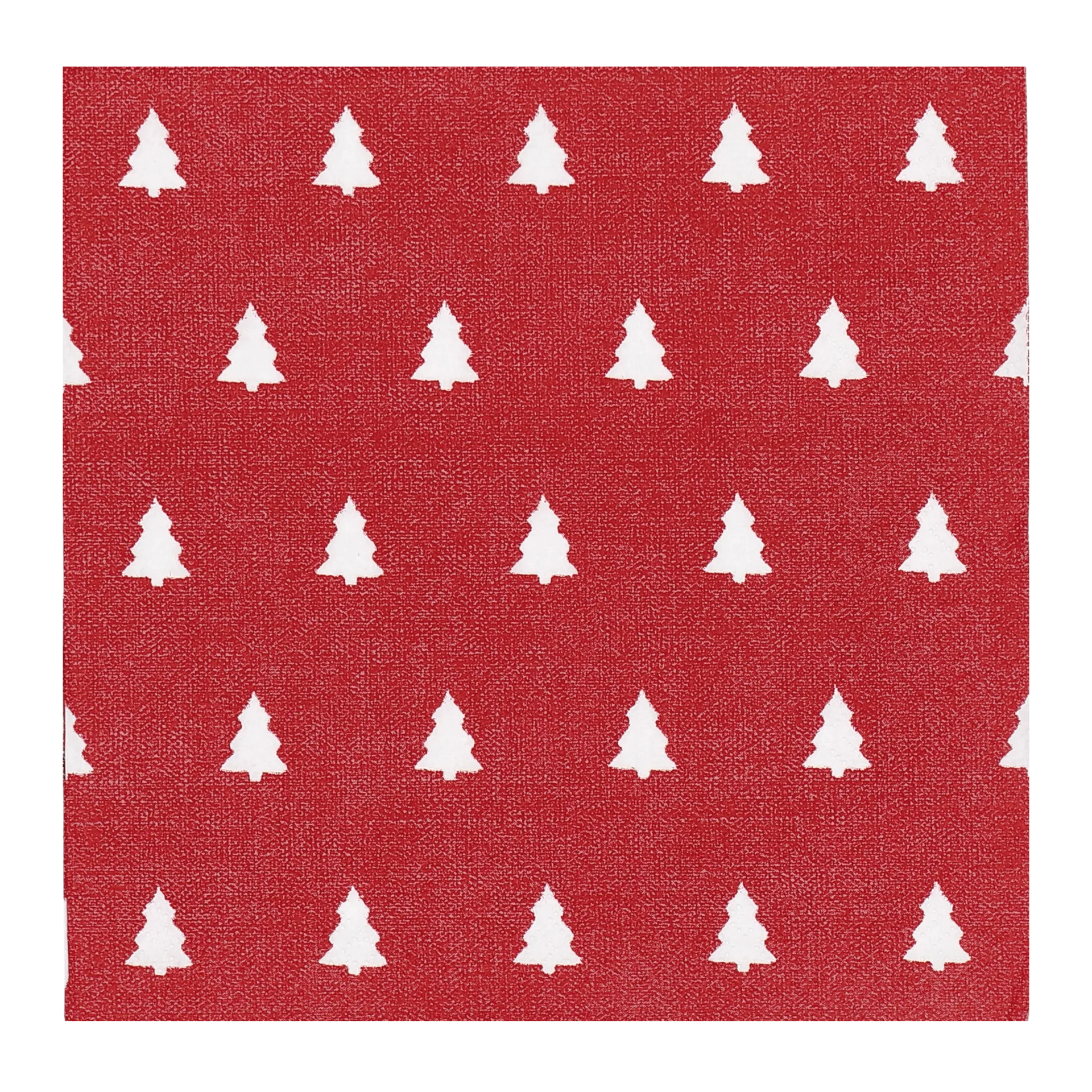Linen Trees Serviette 33 x 33 cm 20er-Pack, Red Scandi Essentials