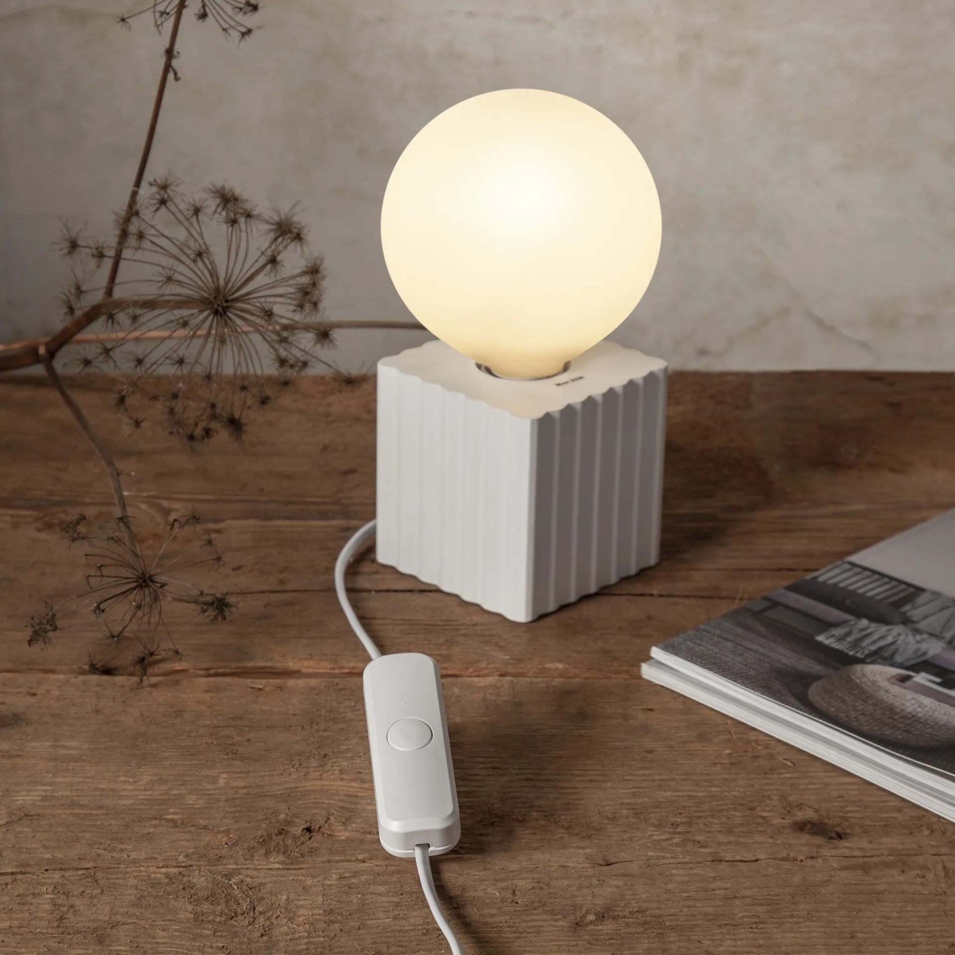 Lit Schnurdimmer, Weiß Scandi Essentials