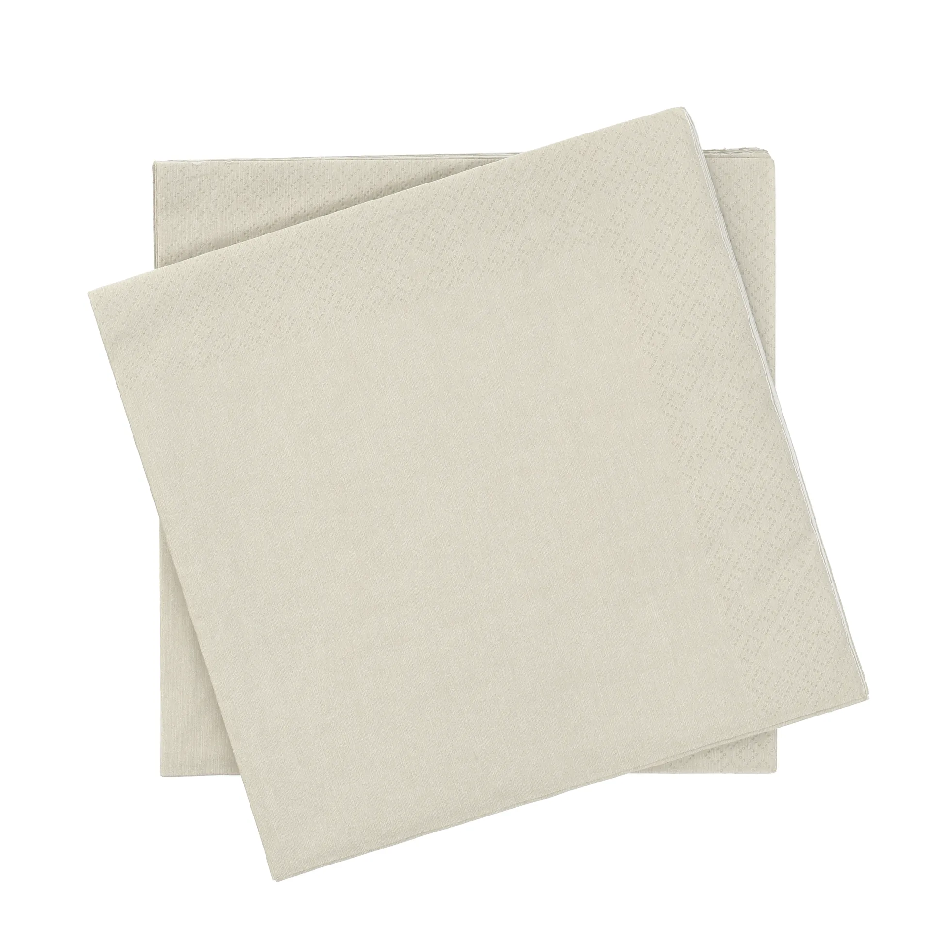 Plain Papierserviette, Beige, 20er-Pack, 40x40 cm Scandi Essentials