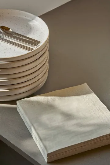 Plain Papierserviette - Beige, 20er-Pack, 40x40 cm - Scandi Essentials