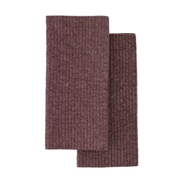 Rinse Spültuch - Burgunderrot, 2-teilig - Scandi Essentials
