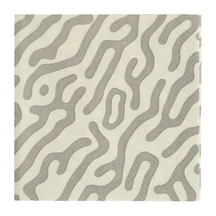 Trace Serviette 33 x 33 cm 20er-Pack, Taupe-Sand Scandi Essentials