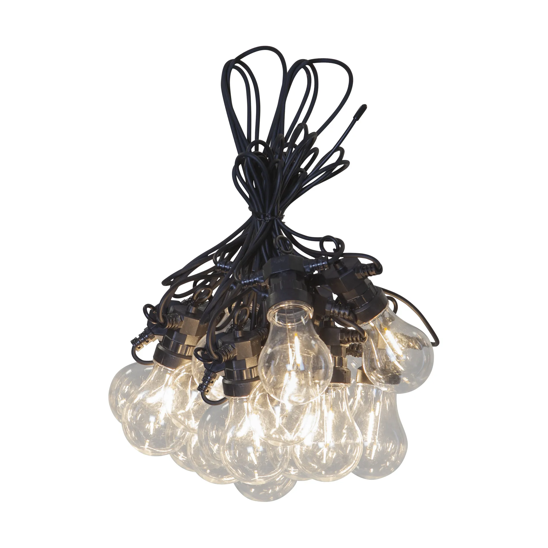 Wisp Lichterkette schwarz, 855 cm, 20 Lichter Scandi Essentials