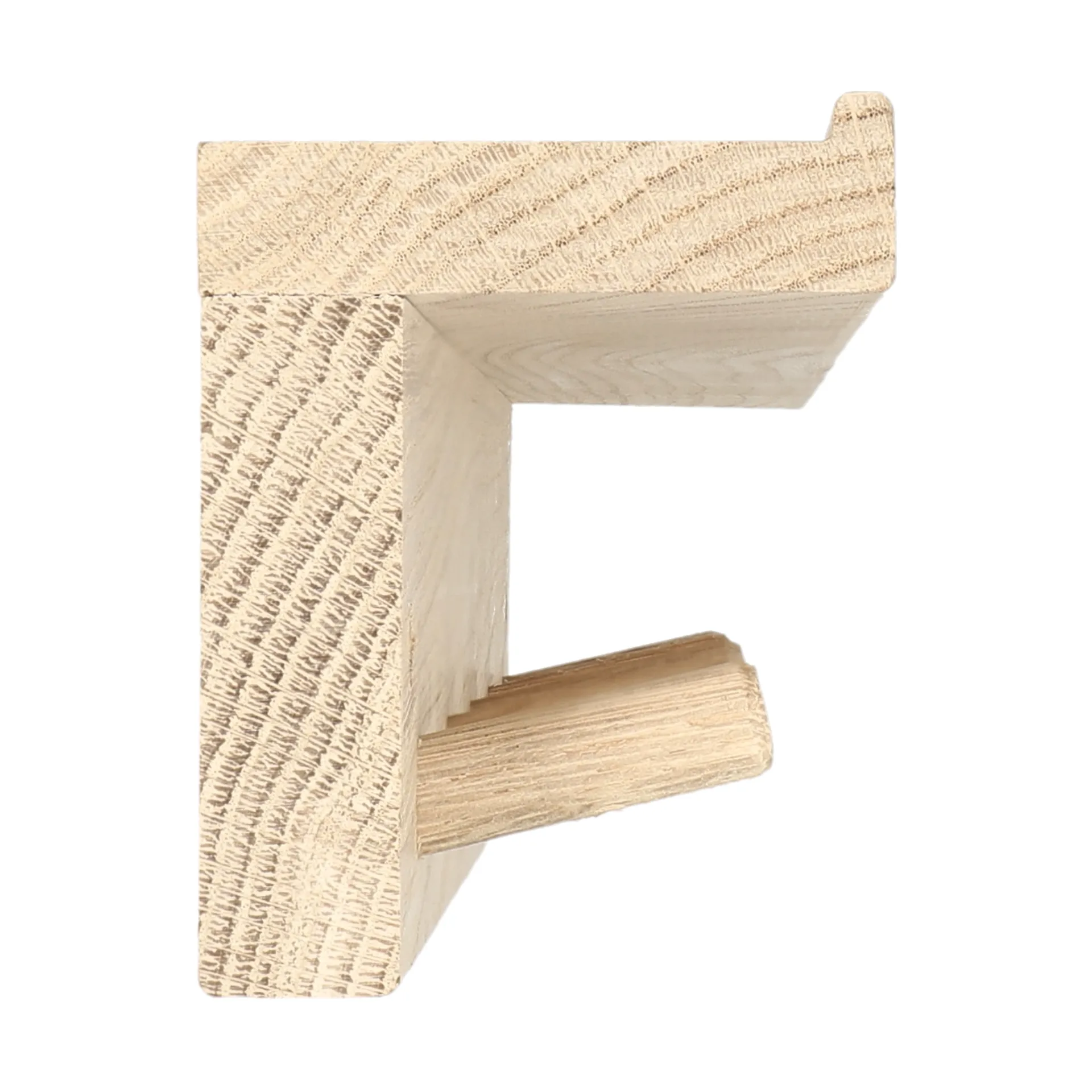 Alley Hakenleiste mit Ablage, Eiche Scandi Living