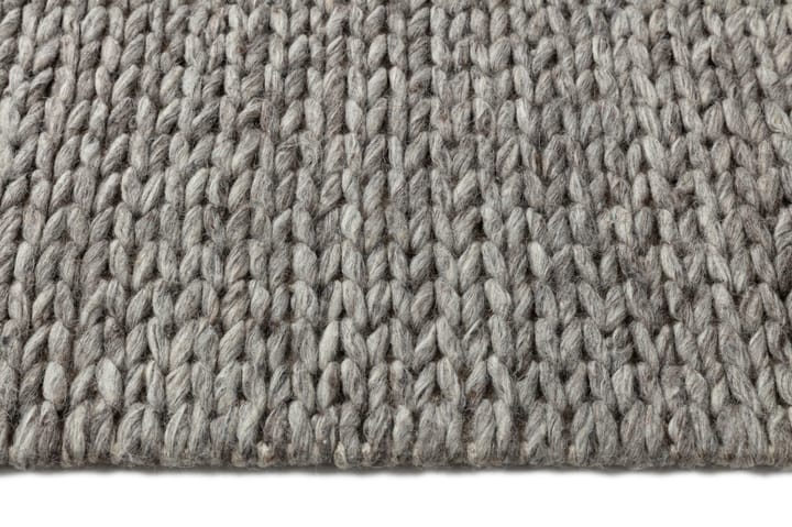Braided Wollteppich naturgrau, 170x240 cm Scandi Living