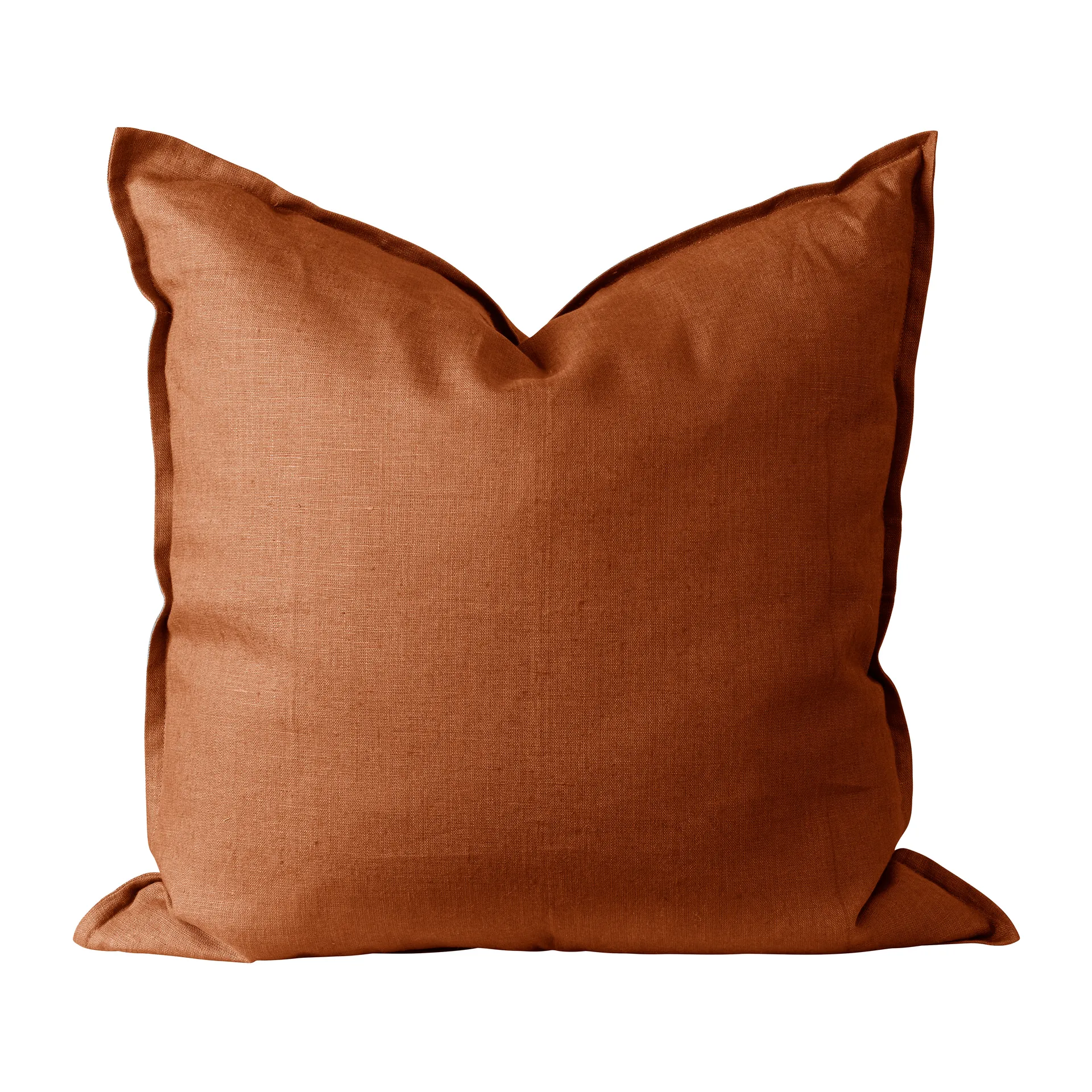 Calm Kissenbezug Leinen 50 x 50cm, Rust Scandi Living