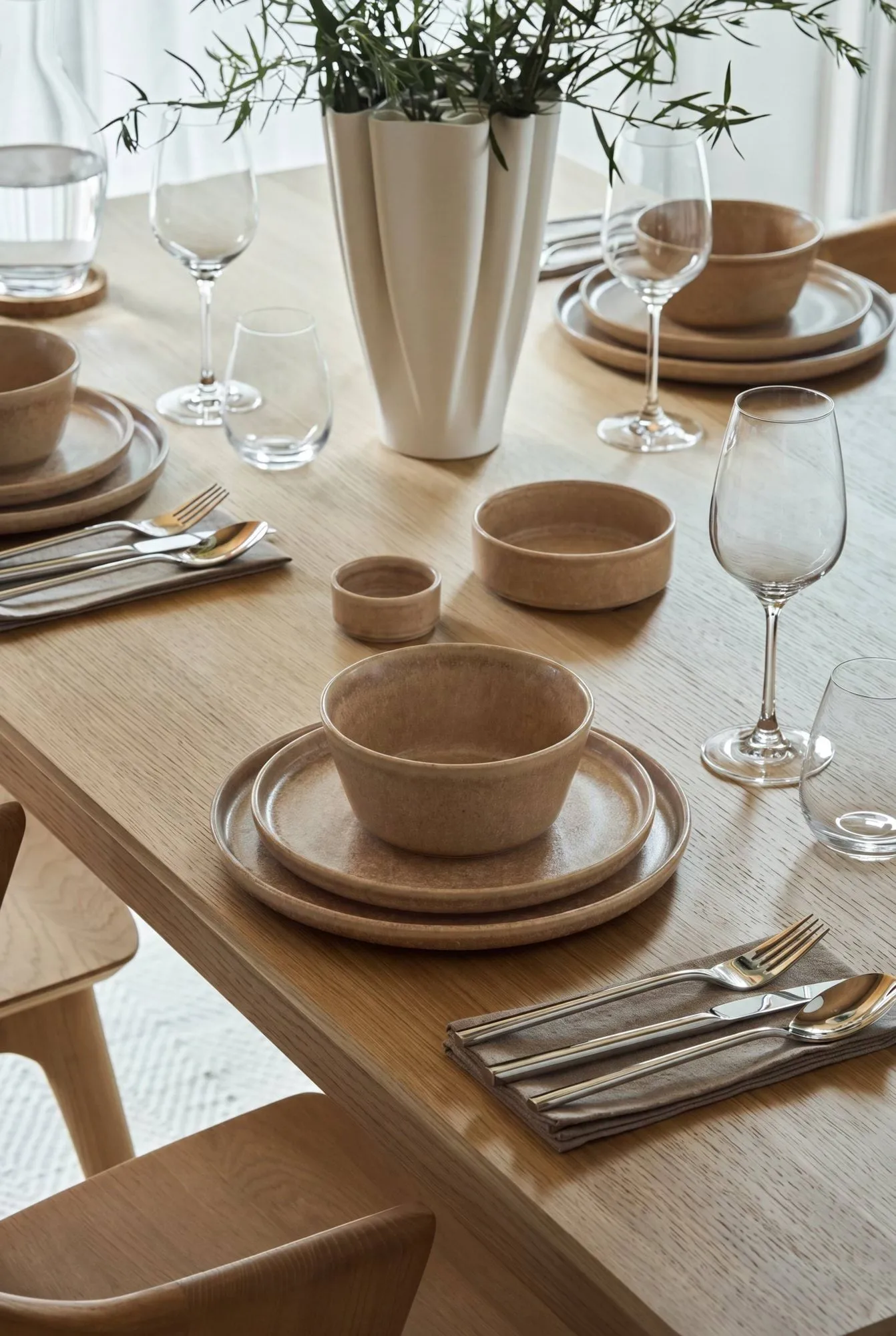 Clay Teller, Braun, Ø20 cm Scandi Living