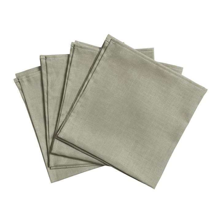 Clean Servietten 45  x  45cm 4er Pack - Dusty green - Scandi Living