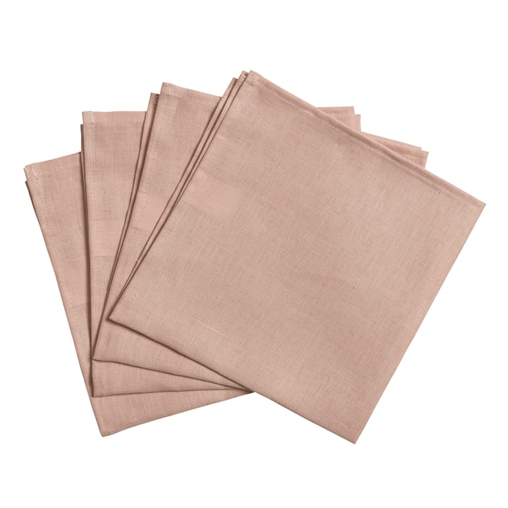 Clean Servietten 45  x  45cm 4er Pack - Dusty rose - Scandi Living