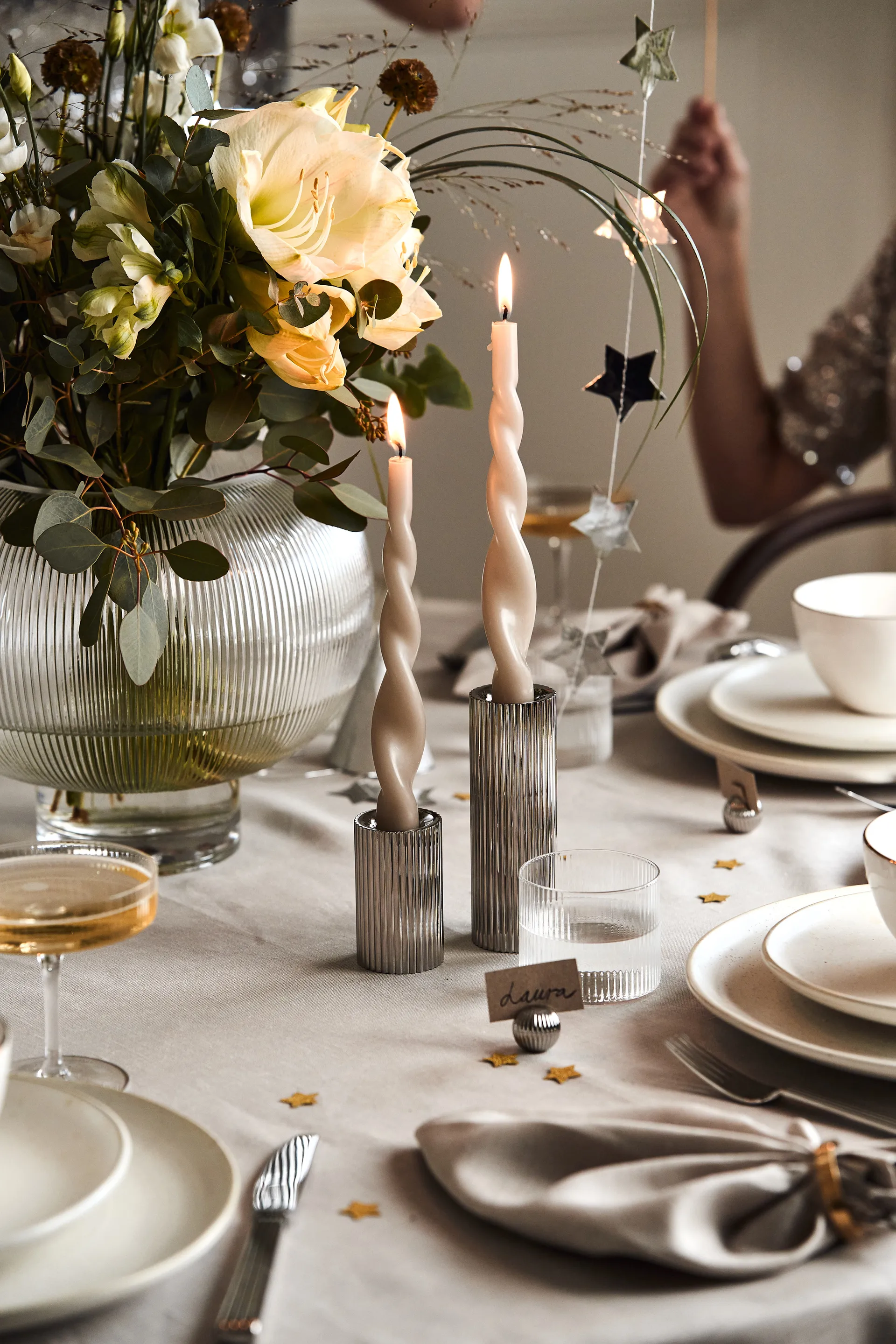 Clean Servietten 45 x 45cm 4er Pack, Greige Scandi Living