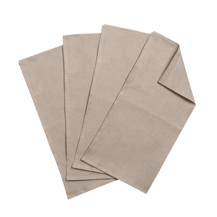 Clean Servietten 45  x  45cm 4er Pack - Sand - Scandi Living