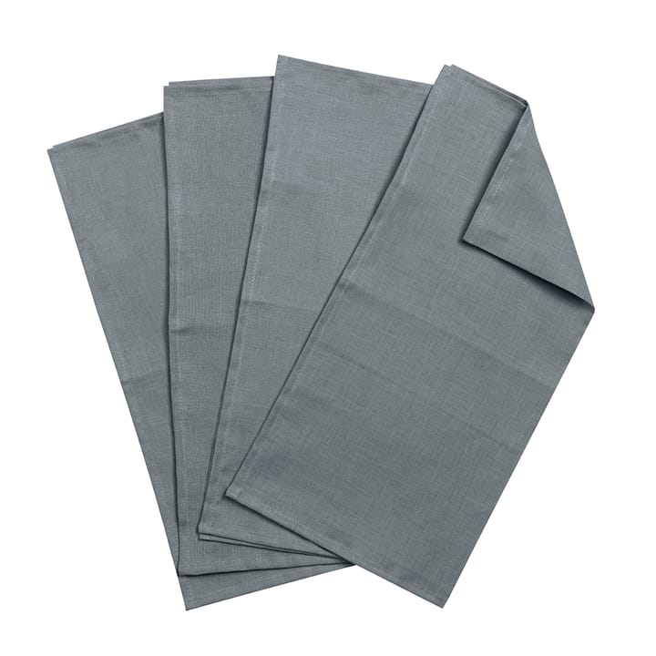 Clean Servietten 45  x  45cm 4er Pack - Smokey blue - Scandi Living