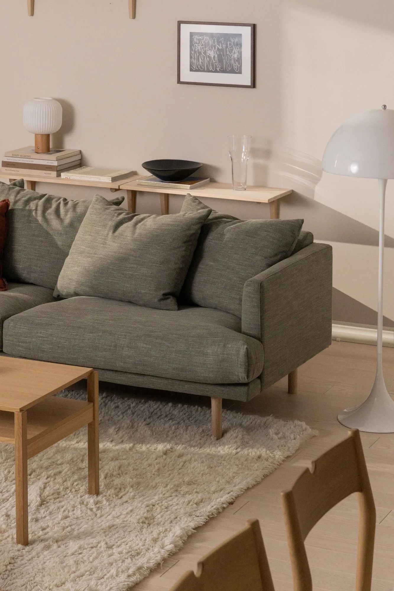 Cozy Wollteppich naturweiß, 200x300 cm Scandi Living
