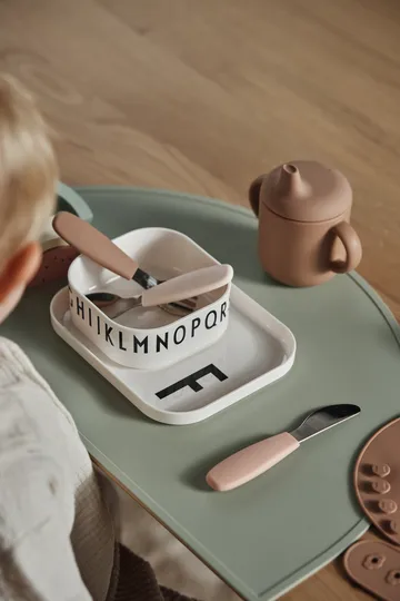 Dine Besteckset Silikon 3 Teile - Blush - Scandi Living