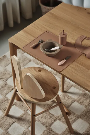 Dine Besteckset Silikon 3 Teile - Blush - Scandi Living