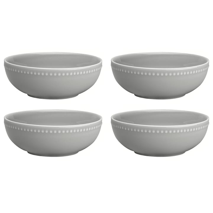 Dots Frühstücksschale 60cl 4er Pack - Grau - Scandi Living