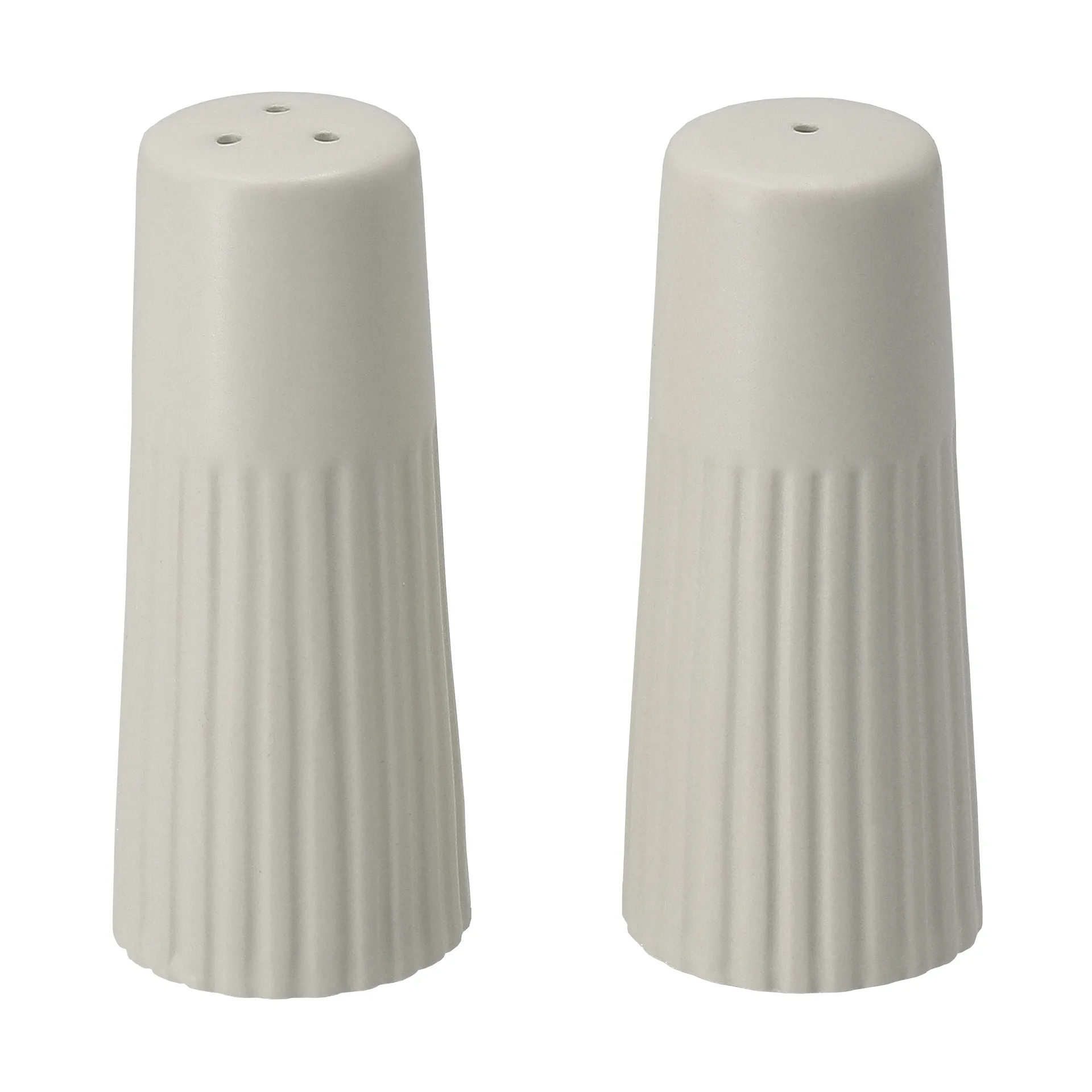 Edge Salz- & Pfefferstreuer 2-teilig, Weiß, Ø3,8x8,7 cm Scandi Living