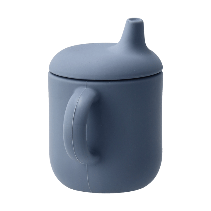 Elvie Trinklernbecher Silikon 180 ml, Blue Scandi Living