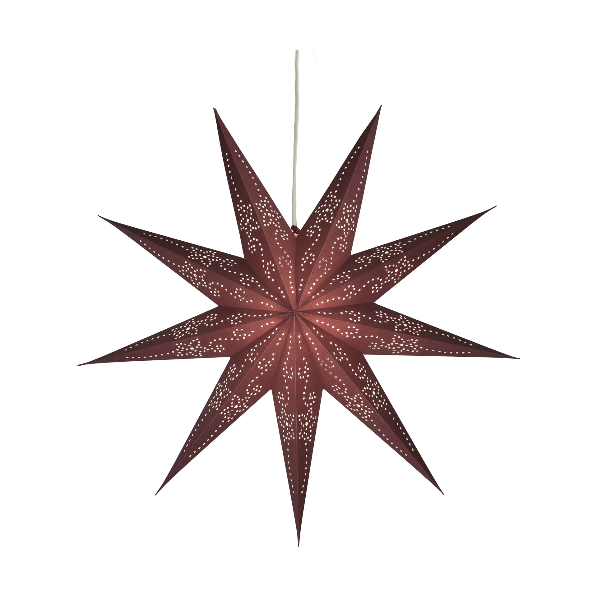 Folk Adventsstern, Burgundy, Ø45 cm Scandi Living