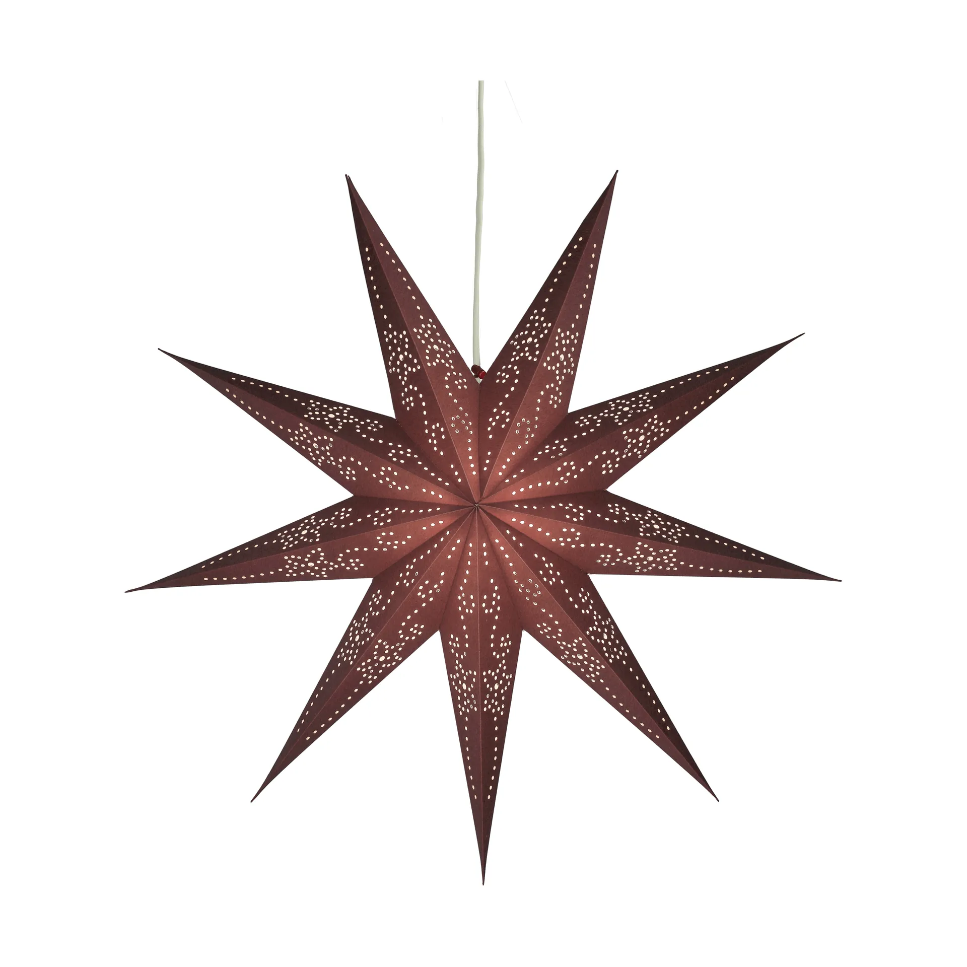Folk Adventsstern, Burgundy, Ø60 cm Scandi Living