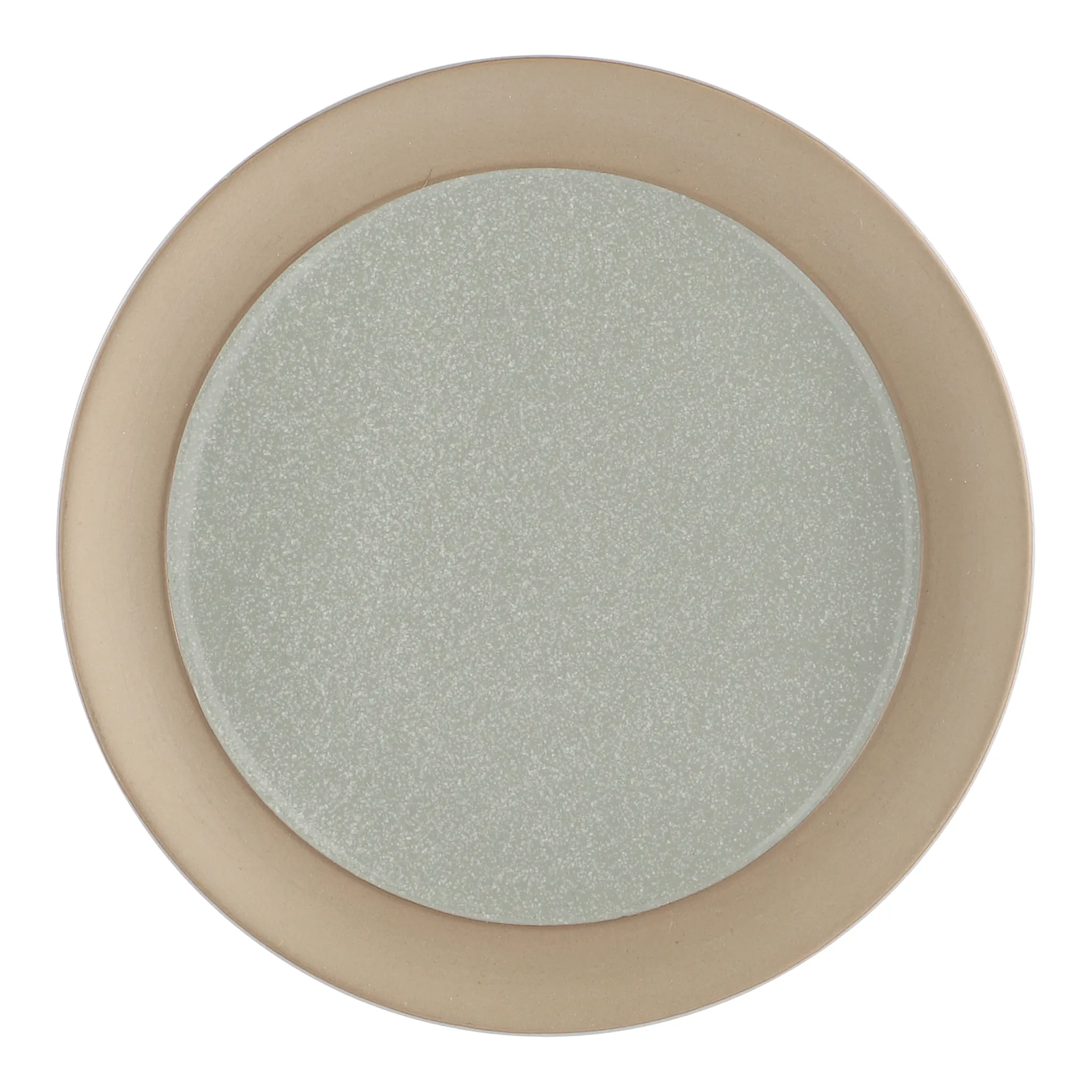 Fossil Teller Ø 21 cm, Grün Scandi Living