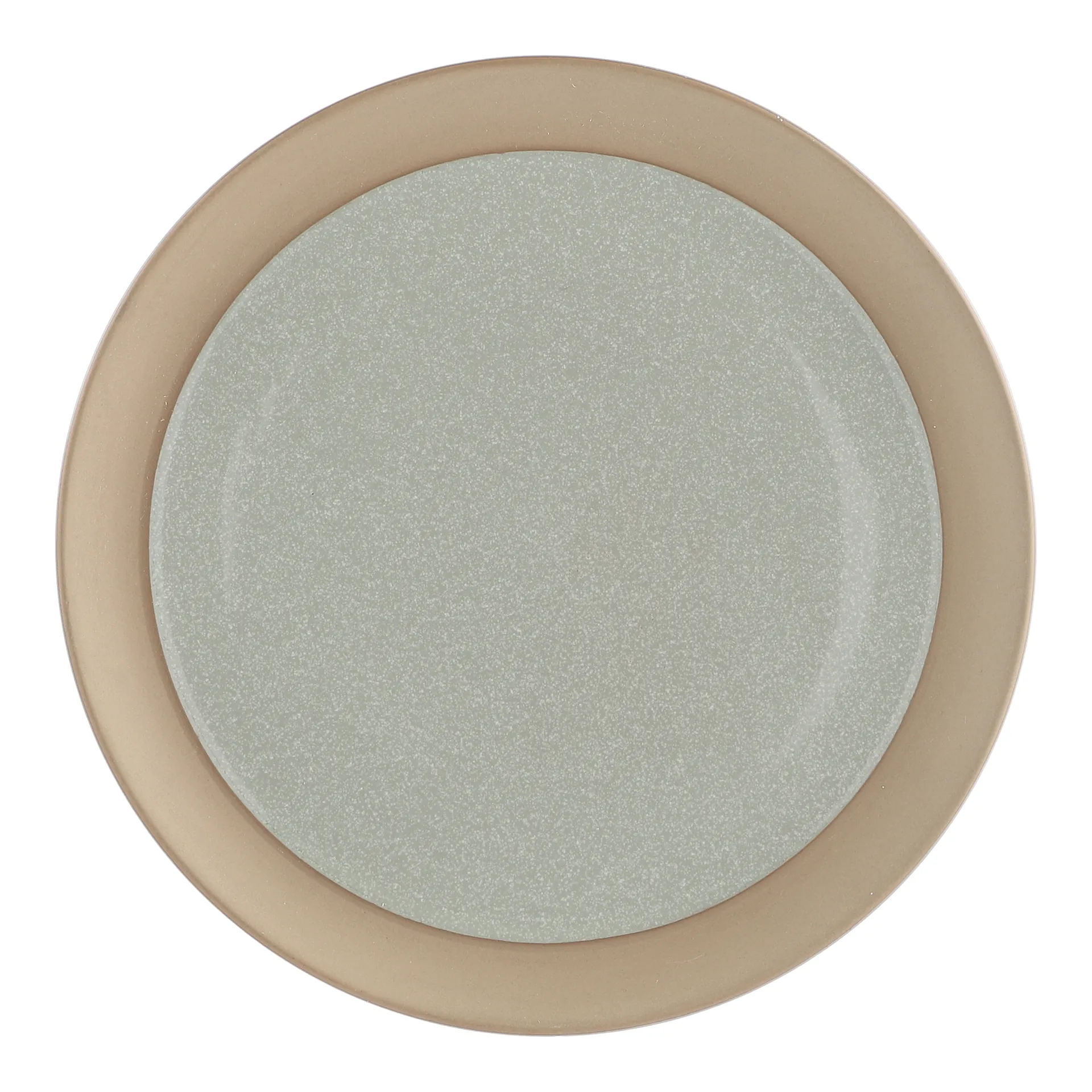 Fossil Teller Ø 26 cm, Grün Scandi Living