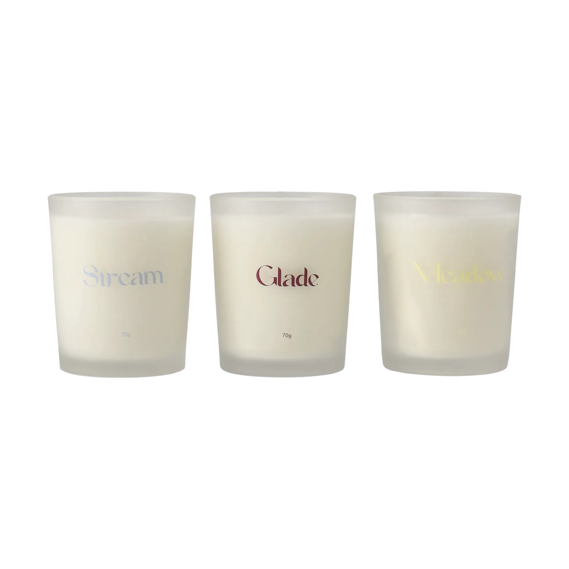 Geschenkverpackung Duftkerze 3er-Pack
 Scandi Living