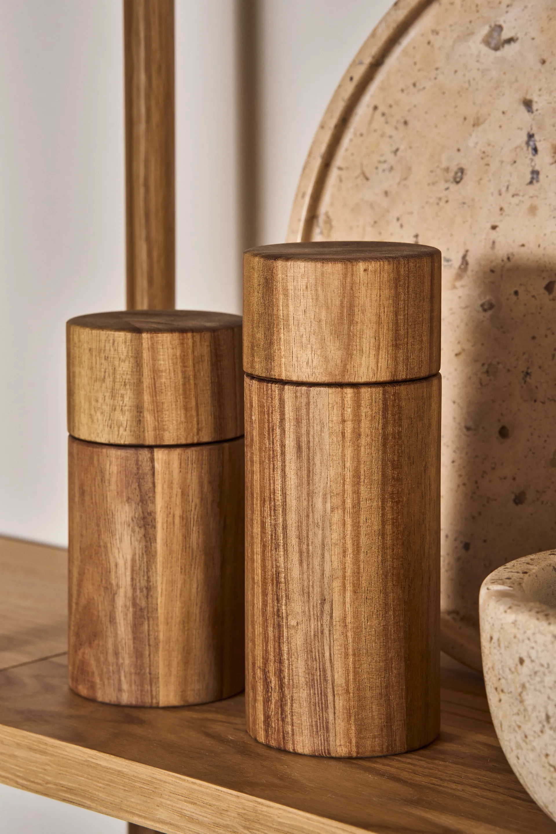 Hollow Salz- & Pfeffermühle - Akazie,  Scandi Living