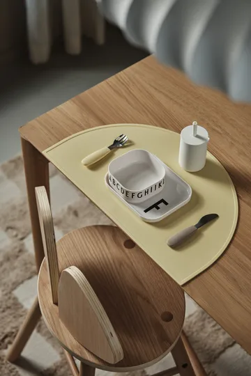 Idun Becher mit Strohhalm Silikon 120 ml - Vanilla - Scandi Living