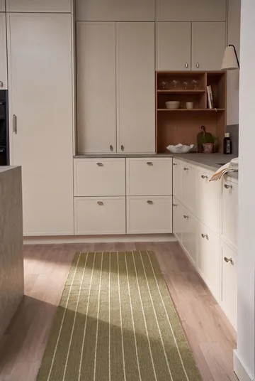 Lane Läufer - Olive green, 70x250 cm - Scandi Living