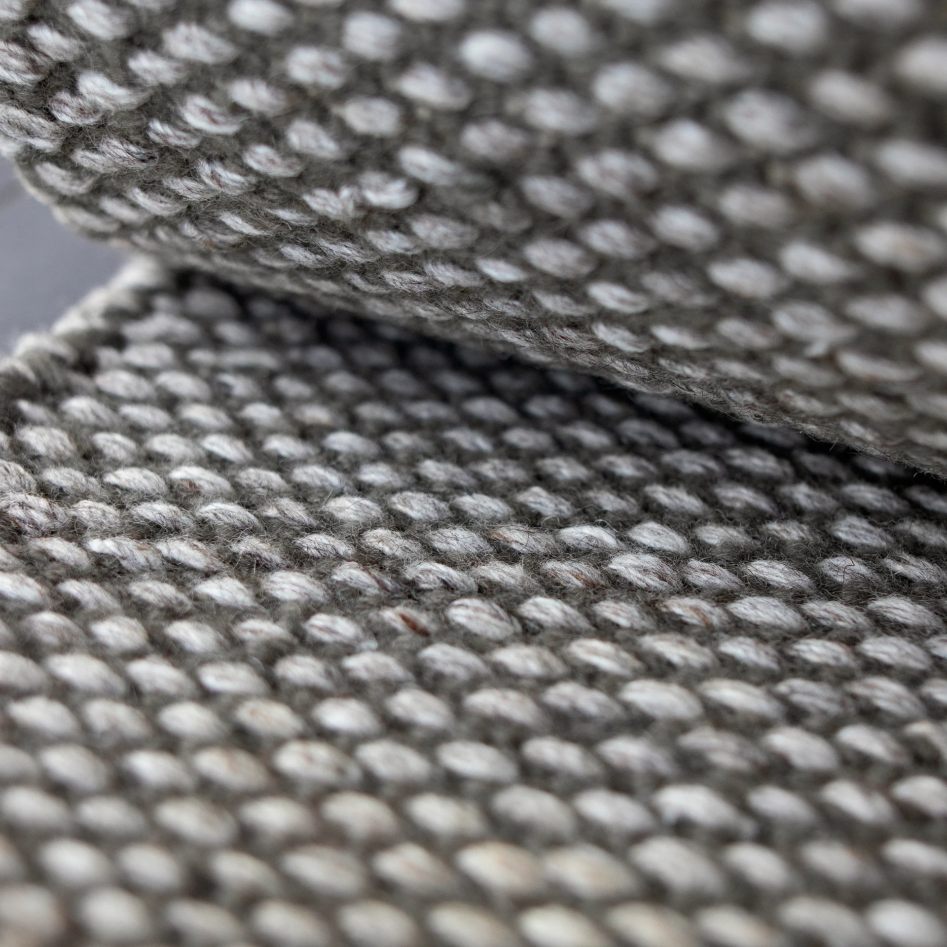 Lea Wollteppich naturgrau, 170 x 240cm Scandi Living