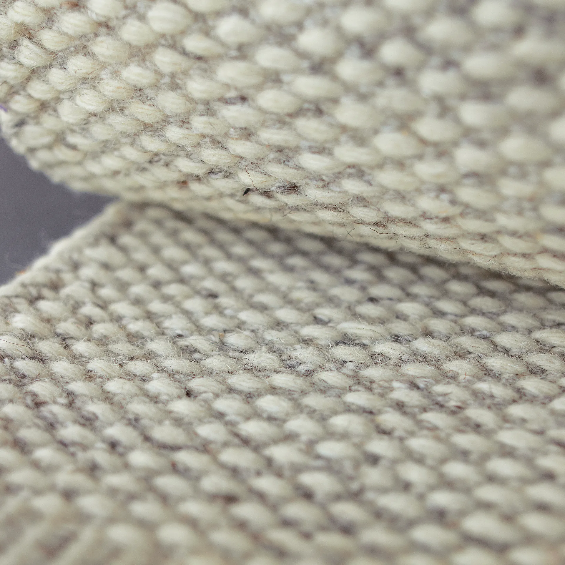 Lea Wollteppich naturweiß, 80 x 240cm Scandi Living