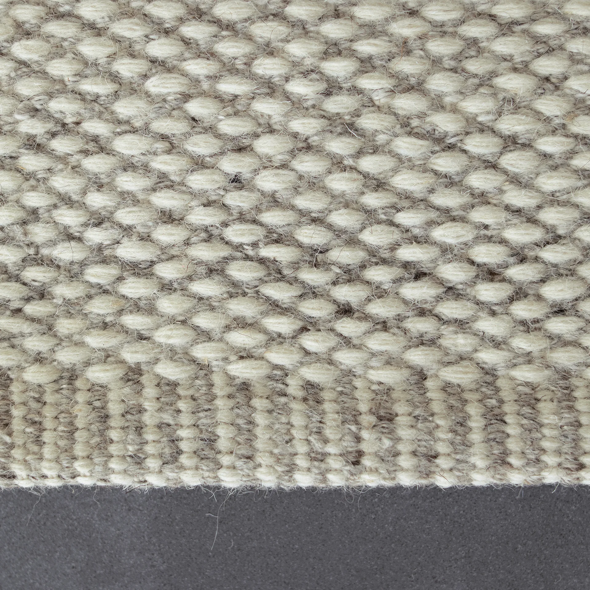 Lea Wollteppich naturweiß, 80 x 240cm Scandi Living