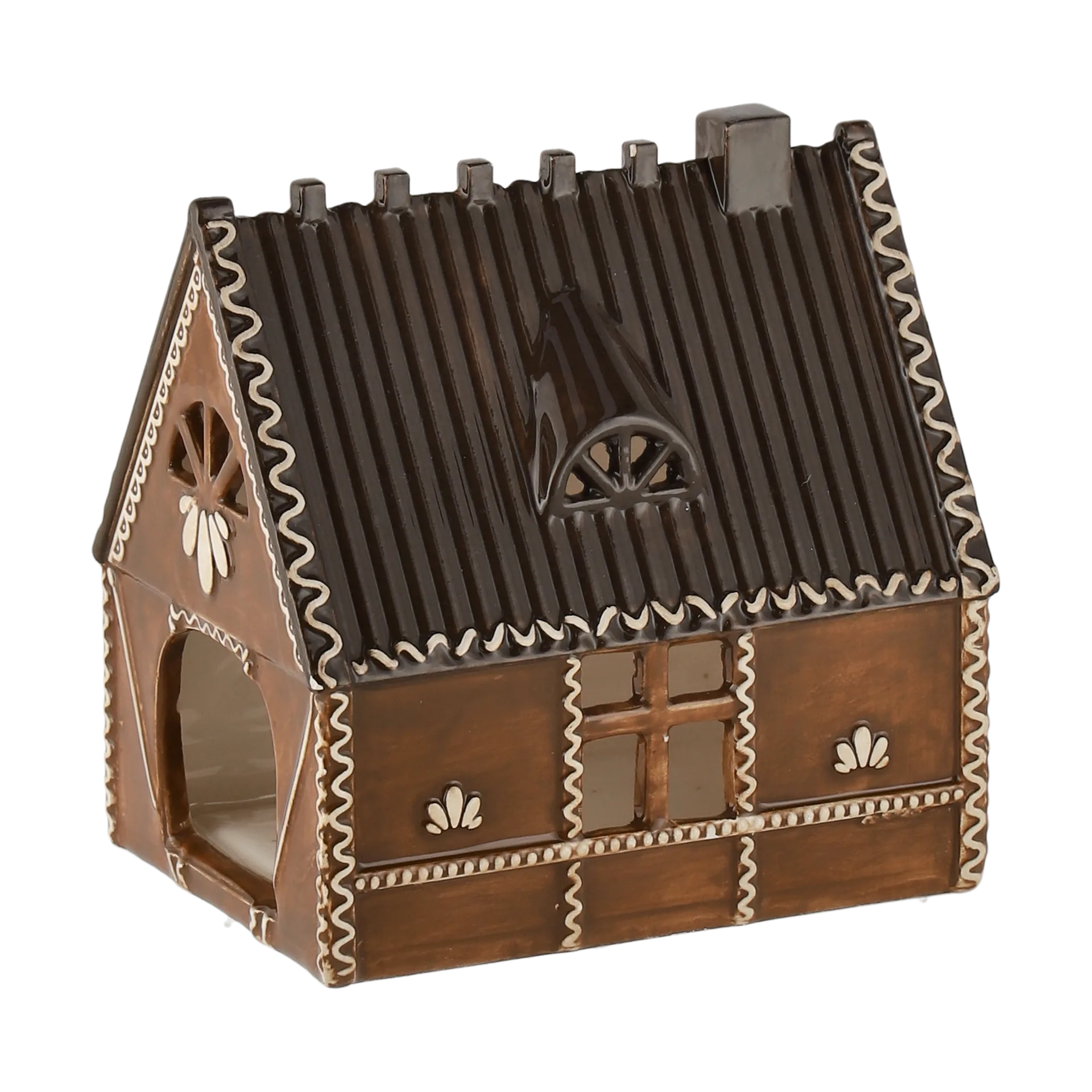 Lebkuchen-Lichthaus, 12 cm Scandi Living