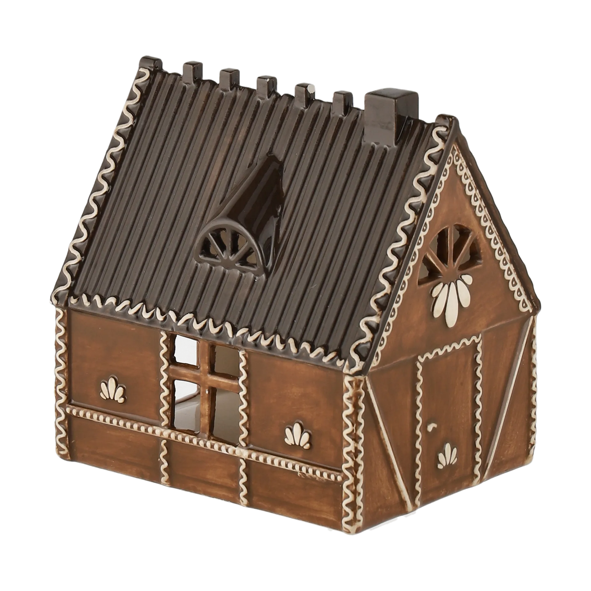 Lebkuchen-Lichthaus, 12 cm Scandi Living