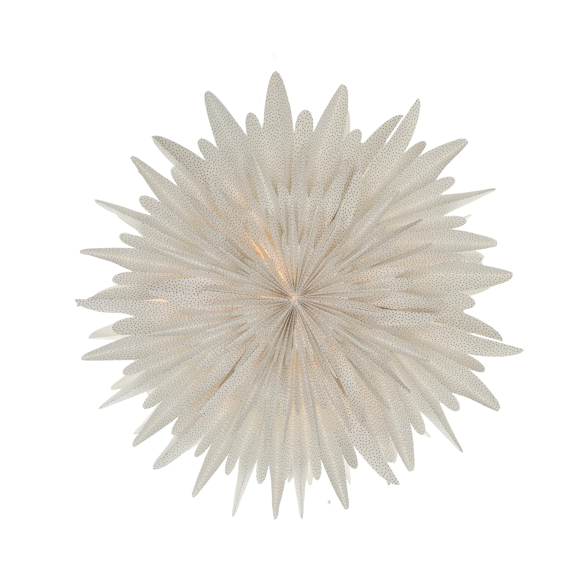 Luna Adventsstern Ø80 cm 2er-Pack - Weiß mit Punkten Scandi Living