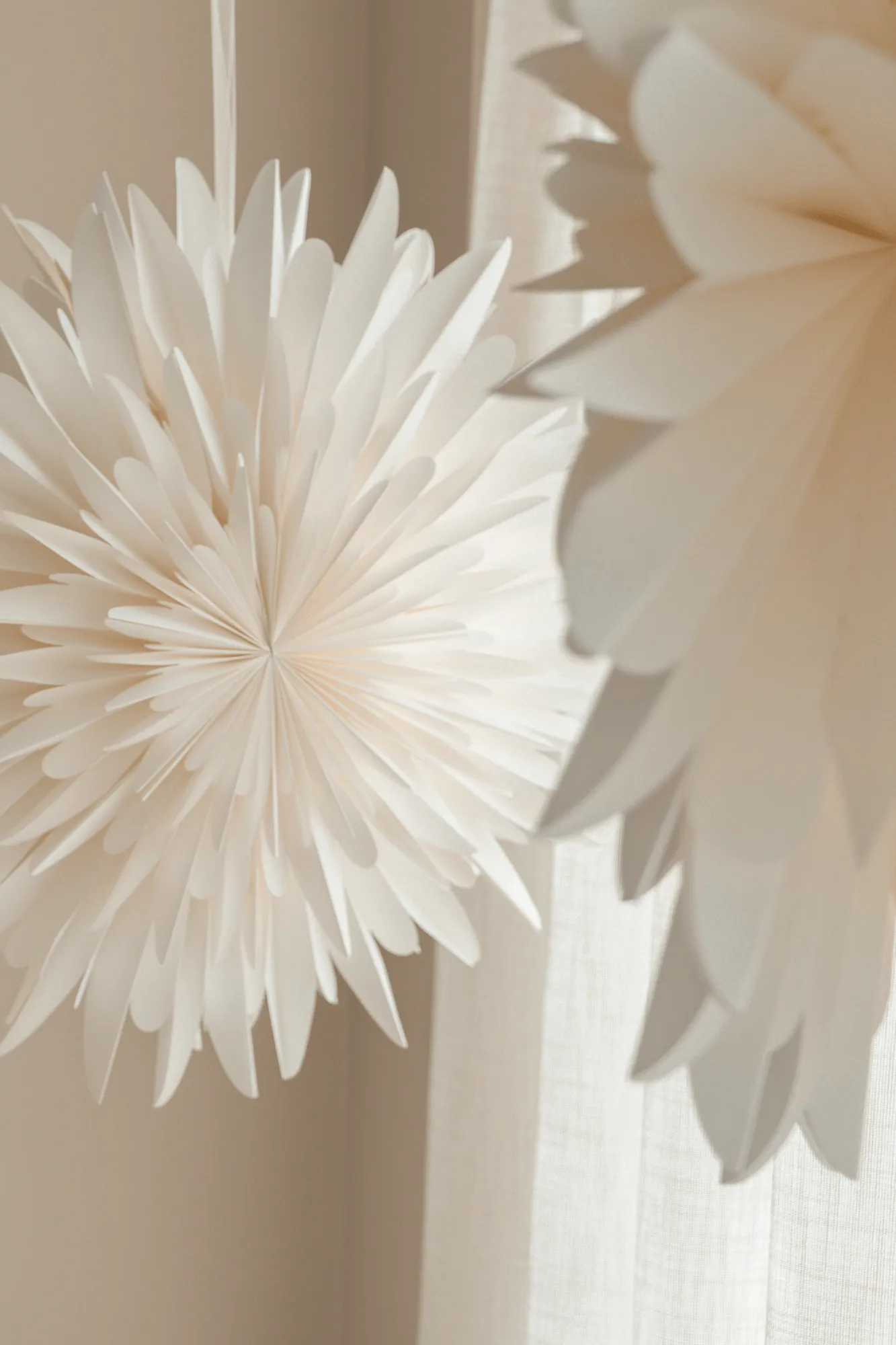 Luna Adventsstern weiß, 60cm Scandi Living
