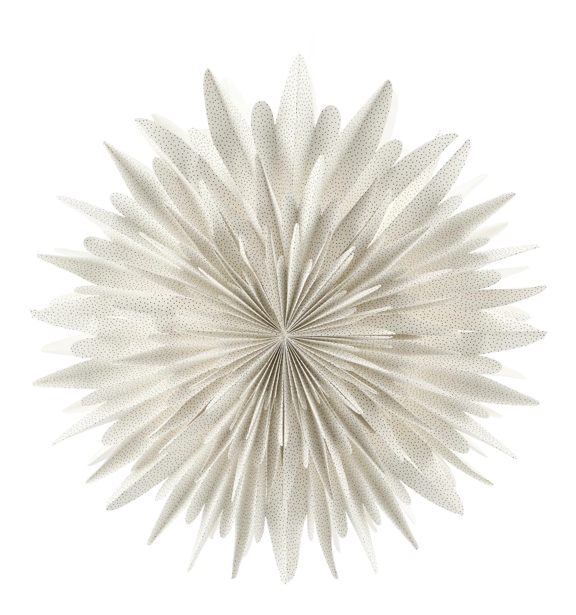 Luna Adventsstern weiß mit Punkten, 60cm Scandi Living
