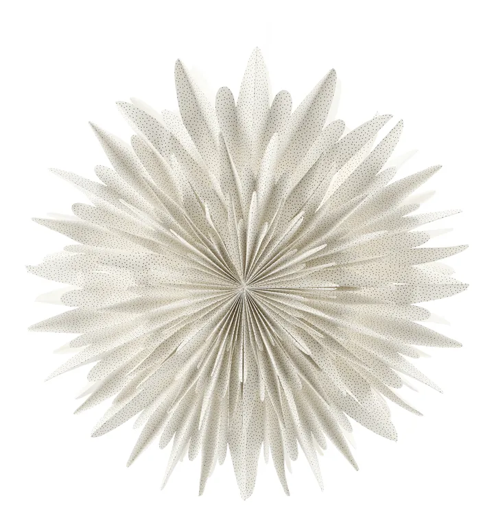 Luna Adventsstern weiß mit Punkten - 60cm - Scandi Living