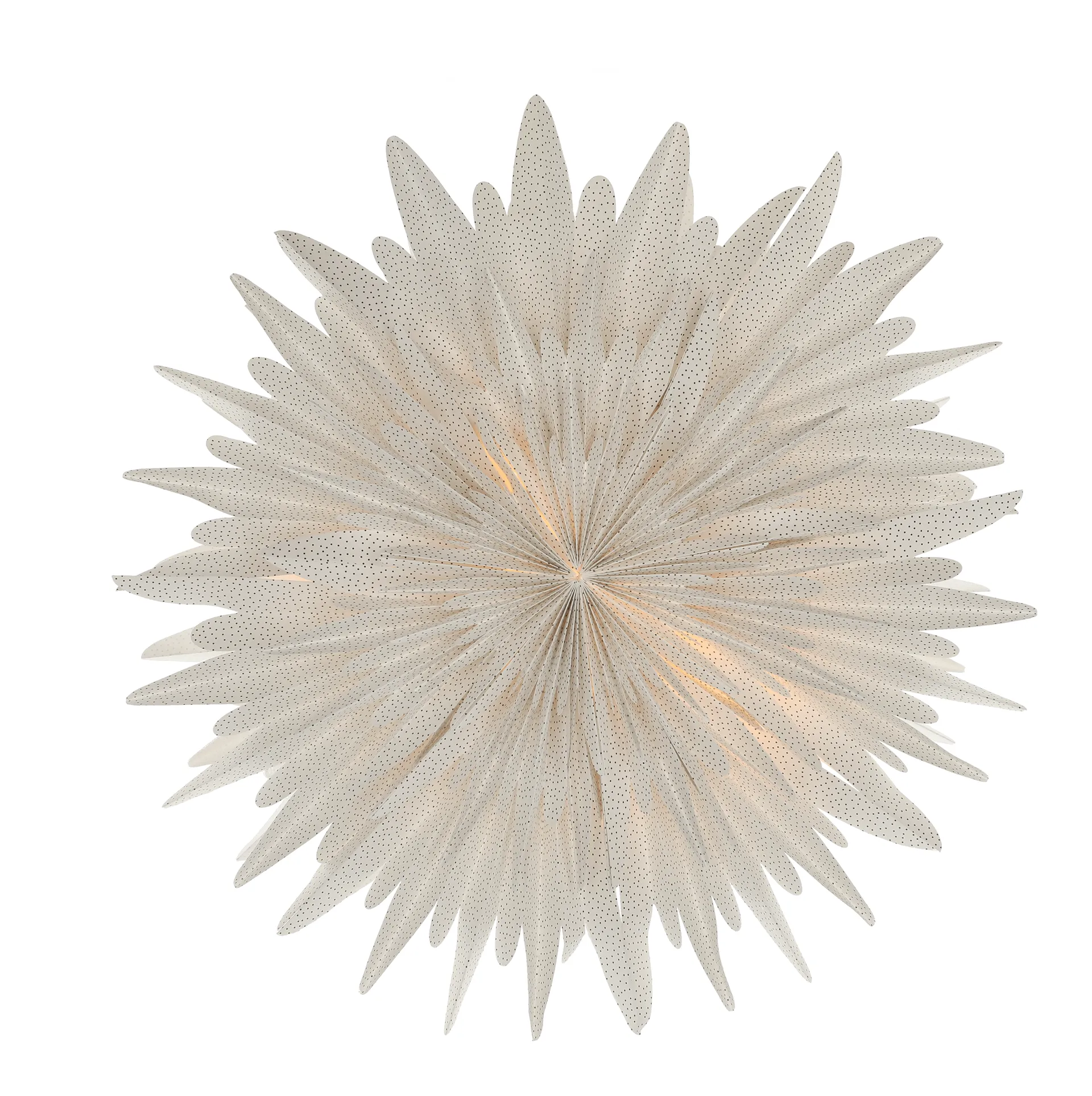 Luna Adventsstern weiß mit Punkten, Ø80 cm Scandi Living