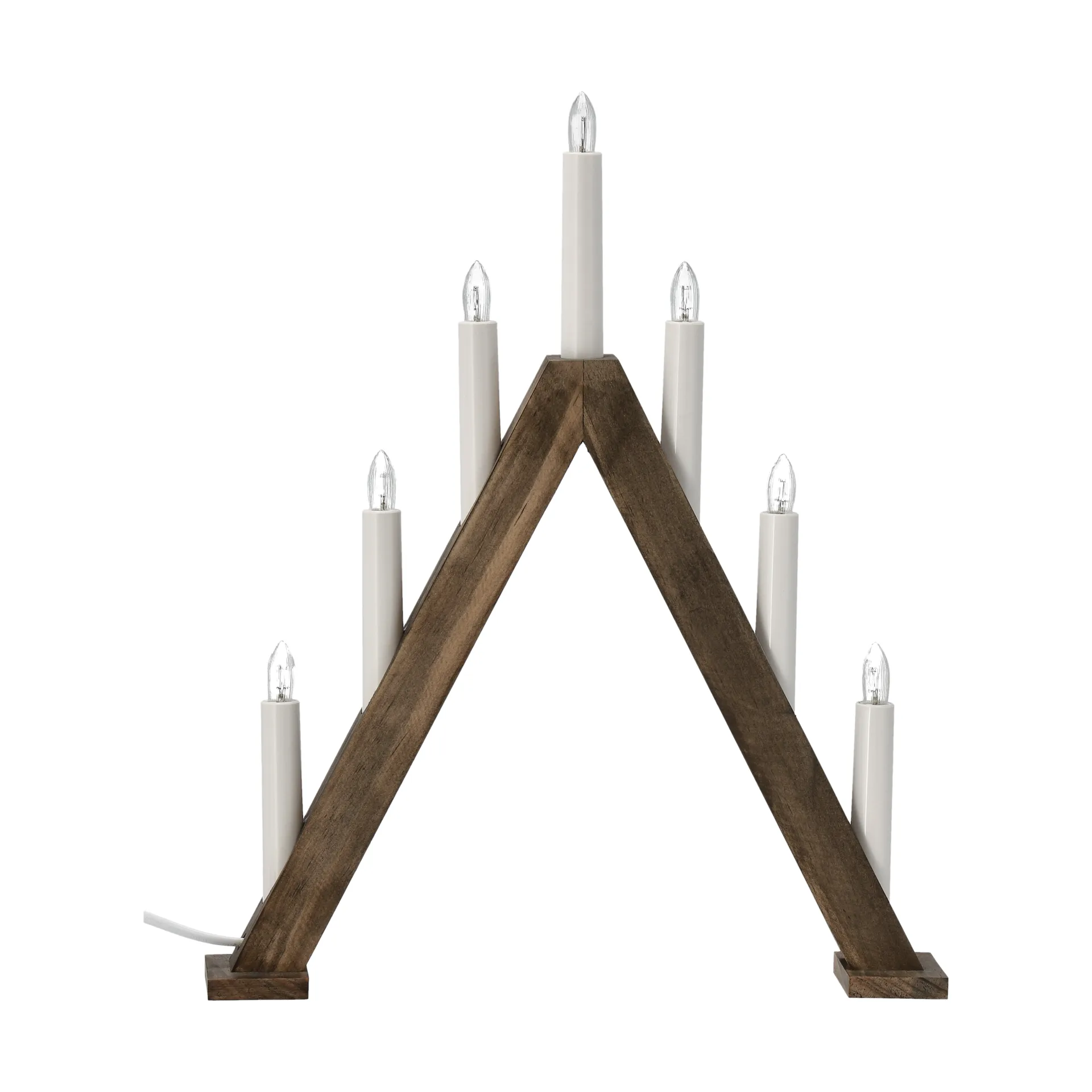 Nord Adventsleuchter 40 cm, Dunkel gebeizt Scandi Living
